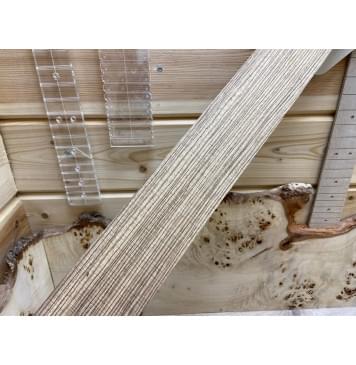 Зебрано заготовка накладки  для электрогитары Радиал АА 8х70х550 мм-1