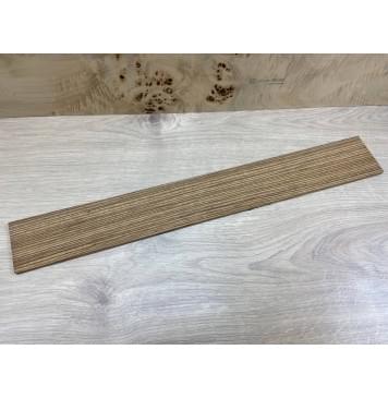 Зебрано заготовка накладки  для электрогитары Радиал АА 8х70х550 мм-2