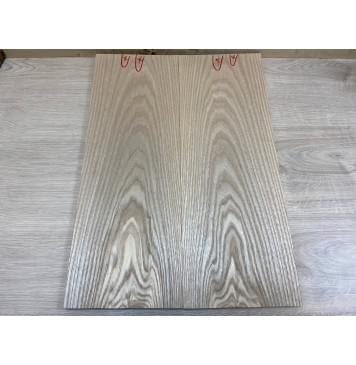 Ясень Оливковый заготовка на топ Тангент АА 17х188х530 мм - 2шт. (книжкой)-0