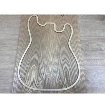 Ясень Оливковый заготовка на топ Тангент АА 17х188х530 мм - 2шт. (книжкой)-1