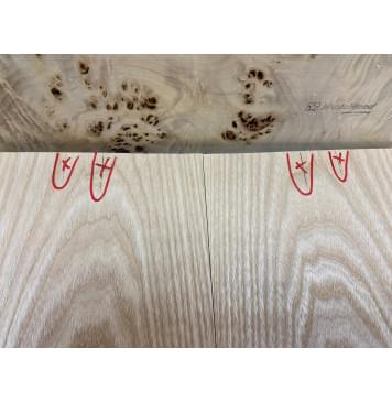 Ясень Оливковый заготовка на топ Тангент АА 17х188х530 мм - 2шт. (книжкой)-2