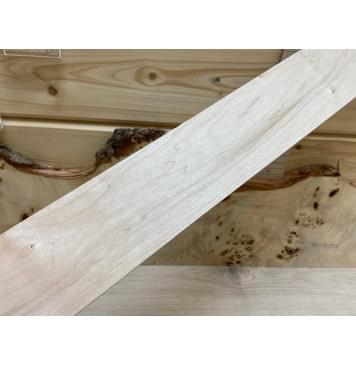 Клён Чёрный заготовка накладки для электрогитары Тангент А 11х73х545 мм-3