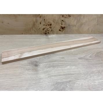 Клён Чёрный заготовка накладки для электрогитары Тангент А 11х73х545 мм-1