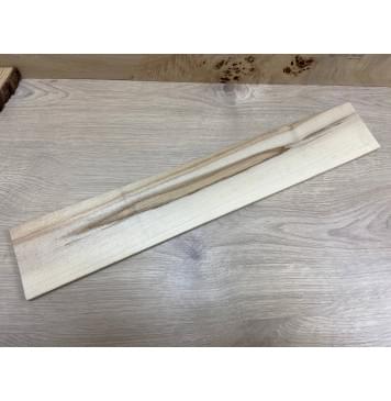 Клён Чёрный заготовка накладки для электрогитары Радиал АА 10х95х550 мм-4