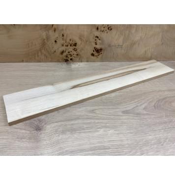 Клён Чёрный заготовка накладки для электрогитары Радиал А 10х90х550 мм-1