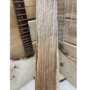 Зебрано "Птичий Глаз"  заготовка накладки для электрогитары Радиал АА 11х88х520 мм-0