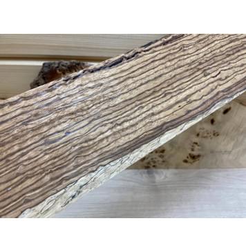 Зебрано "Птичий Глаз"  заготовка накладки для электрогитары Радиал АА 11х88х520 мм-1