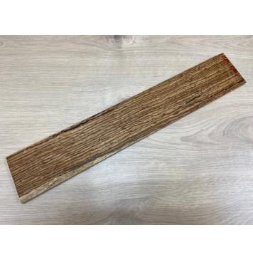 Зебрано "Птичий Глаз"  заготовка накладки для электрогитары Радиал АА 11х88х520 мм-2