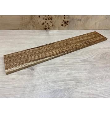 Зебрано "Птичий Глаз"  заготовка накладки для электрогитары Радиал АА 11х88х520 мм-3