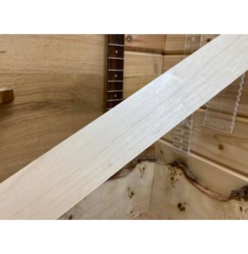 Клён Белый заготовка накладки для электрогитары Смешанный АА 10х67х570 мм-0