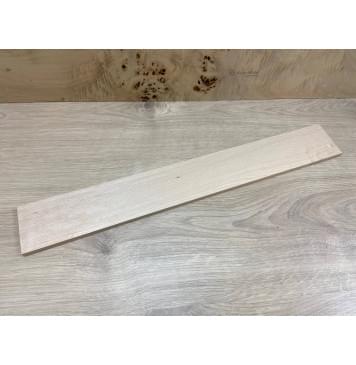 Клён Белый заготовка накладки для электрогитары Смешанный АА 10х73х550 мм-3