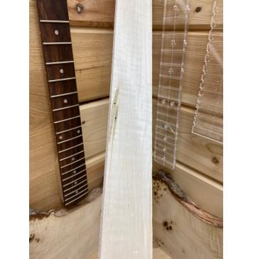 Клён Американский Гуссано заготовка накладки для электрогитары Смешанный АА 10х56х500 мм-0