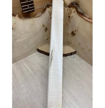 Клён Американский Гуссано заготовка накладки для электрогитары Смешанный АА 10х56х500 мм-1