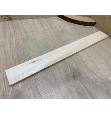 Клён Американский Волнистый заготовка накладки для электрогитары Смешанный АА Волна АА 8х56х495 мм-0