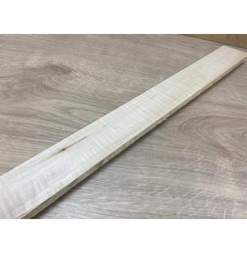 Клён Американский Волнистый заготовка накладки для электрогитары Смешанный АА Волна АА 8х56х495 мм-1