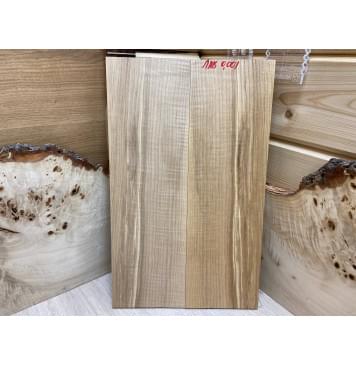 Ясень Оливковый Волнистый заготовка на топ для Тревел гитары Смешанный ААА Волна ААА 7х131х425 мм 2шт (книжкой)-2