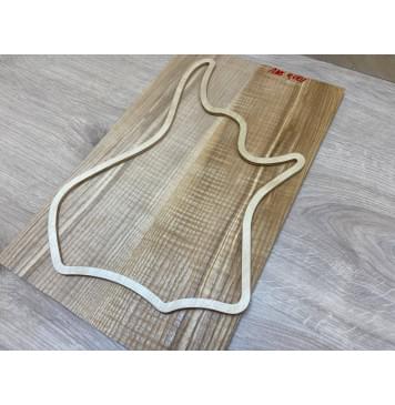 Ясень Оливковый Волнистый заготовка на топ для Тревел гитары Смешанный ААА Волна ААА 7х131х425 мм 2шт (книжкой)-3