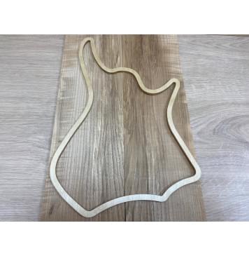 Ясень Оливковый заготовка на Топ для Тревел гитары Смешанный ААА 6х131х410 мм 2 шт книжкой-3