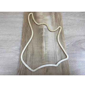 Ясень Оливковый заготовка на Топ для Тревел гитары Смешанный ААА 6х131х410 мм 2 шт книжкой-2