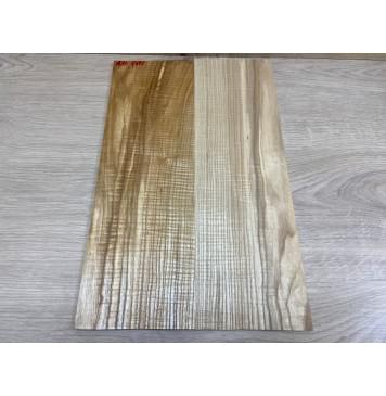 Ясень Оливковый Волнистый заготовка на топ для Тревел гитары Смешанный АА Волна ААА 3,5х132х430 мм-0