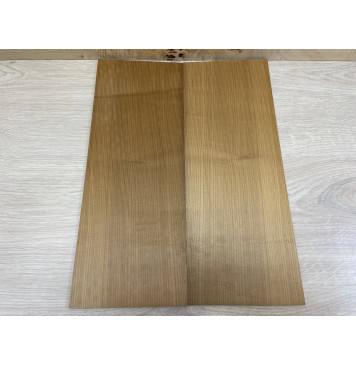 Клён Белый (Печёный) заготовка на топ для Тревел гитары Радиал А 6х150х395 мм 2 шт Книжкой-2