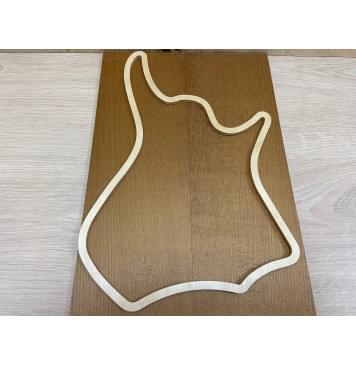 Клён Белый (Печёный) заготовка на топ для Тревел гитары Радиал АА 7х133х400 мм 2 шт Книжкой-3