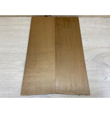 Клён Белый (Печёный) заготовка на топ для Тревел гитары Радиал АА 7х133х400 мм 2шт Книжкой-2