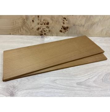 Клён Белый (Печёный) заготовка на топ для Тревел гитары Радиал АА 7х133х400 мм 2шт Книжкой-4