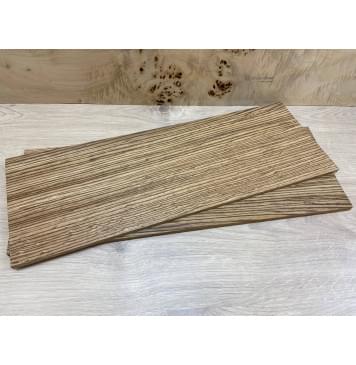 Зебрано "Птичий Глаз" заготовка на топ Радиал АА 7х180х515 мм - 2 шт. (книжкой)-1