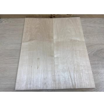 Клён Белый заготовка на топ Тангент А 9х173х415 мм - 2шт. (книжкой) Клён Белый заготовка на топ Тангент А 9х173х415 мм - 2шт. (книжкой)-1