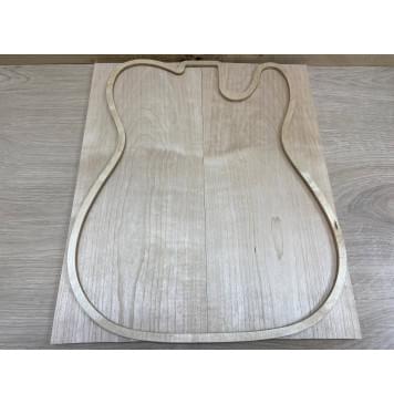 Клён Белый заготовка на топ Тангент А 9х173х415 мм - 2шт. (книжкой) Клён Белый заготовка на топ Тангент А 9х173х415 мм - 2шт. (книжкой)-2