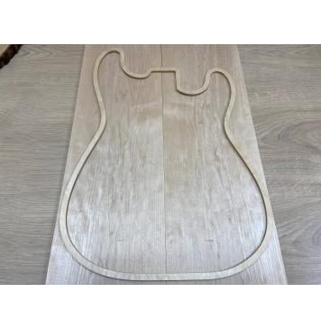 Клён Белый заготовка на топ Тангент АА 11х174х550 мм  - 2шт. (книжкой)-1