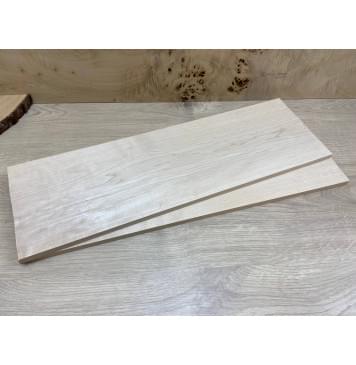 Клён Белый заготовка на топ Тангент АА 11х174х550 мм  - 2шт. (книжкой)-4