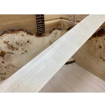 Клён Белый заготовка накладки для электрогитары Смешанный АА 9х63х540 мм-0