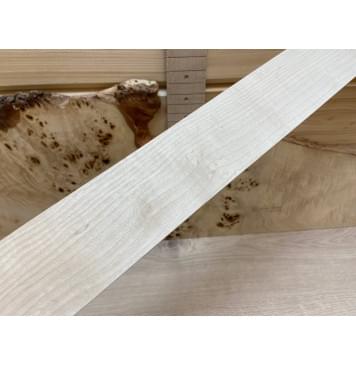 Клён Белый заготовка накладки для электрогитары Смешанный АА 9х64х540 мм-0