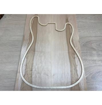 Клён Чёрный заготовка на топ Смешанный ААА 10х177х540 мм - 2 шт (книжкой)-3