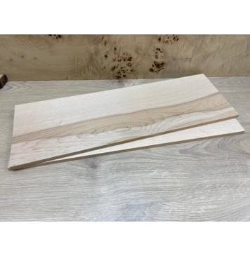 Клён Чёрный заготовка на топ Смешанный ААА 10х177х540 мм - 2 шт (книжкой)-4