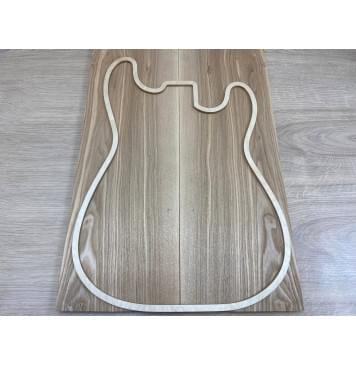 Ясень Оливковый заготовка на топ  Смешанный АА 18,5х178х555 мм -2шт. (книжкой)-3