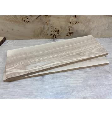 Ясень Оливковый заготовка на топ  Смешанный АА 18,5х178х555 мм -2шт. (книжкой)-4