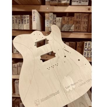 Suhr Modern T24 + Gotoh 510FX, полный комплект для фрезеровки гитары, фанера 8мм Suhr Modern T24 + Gotoh 510FX, полный комплект для фрезеровки гитары, фанера 8мм-9