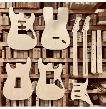 Fender Stratocaster Std Modern, 21 и 22 лада, SSH, полный комплект для фрезеровки гитары, фанера 8мм-0