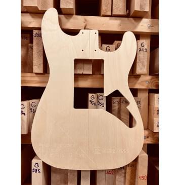 Fender Stratocaster Std Modern, 21 и 22 лада, SSH, полный комплект для фрезеровки гитары, фанера 8мм-2