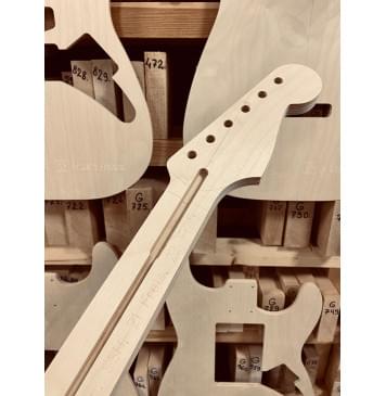 Fender Stratocaster Std Modern, 21 и 22 лада, SSH, полный комплект для фрезеровки гитары, фанера 8мм-8