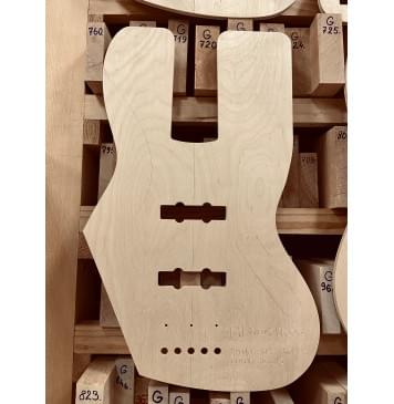 Fender Jazz Bass V, GOTOH 404SJ-5, полный комплект для фрезеровки гитары, фанера 8мм.-1