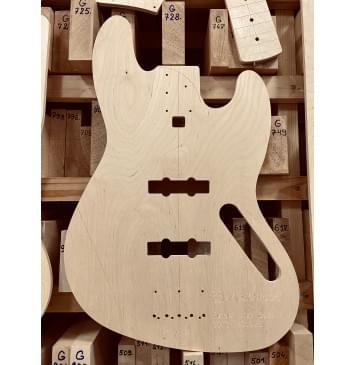 Fender Jazz Bass V, GOTOH 404SJ-5, полный комплект для фрезеровки гитары, фанера 8мм.-2