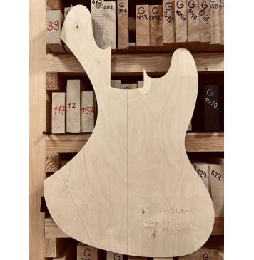 Fender Jazz Bass V, GOTOH 404SJ-5, полный комплект для фрезеровки гитары, фанера 8мм.-3