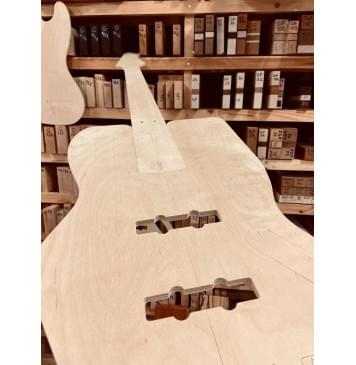 Fender Jazz Bass V, GOTOH 404SJ-5, полный комплект для фрезеровки гитары, фанера 8мм.-8