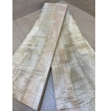 Клён Американский Волнистый заготовка на топ Смешанный А Волна АА 15х180-147х550 мм - 2 шт. (книжкой) АКЦИЯ-7