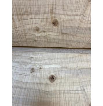 Клён Американский Волнистый заготовка на топ Смешанный АА Волна ААА 20х193х510 мм - 2 шт. (книжкой) АКЦИЯ-6