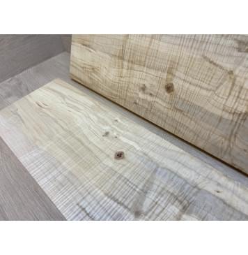 Клён Американский Волнистый заготовка на топ Смешанный АА Волна ААА 20х193х510 мм - 2 шт. (книжкой) АКЦИЯ-7